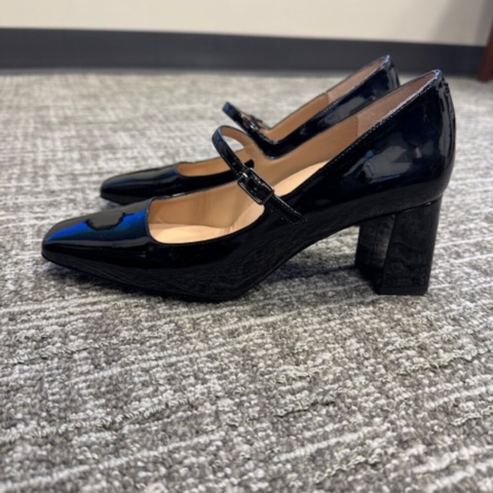 Inez Celine (mary jane style) in Black Patent
